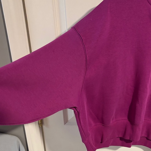 Nike Women's Magenta Half-Zip Sweatshirt - Picture 3 of 3